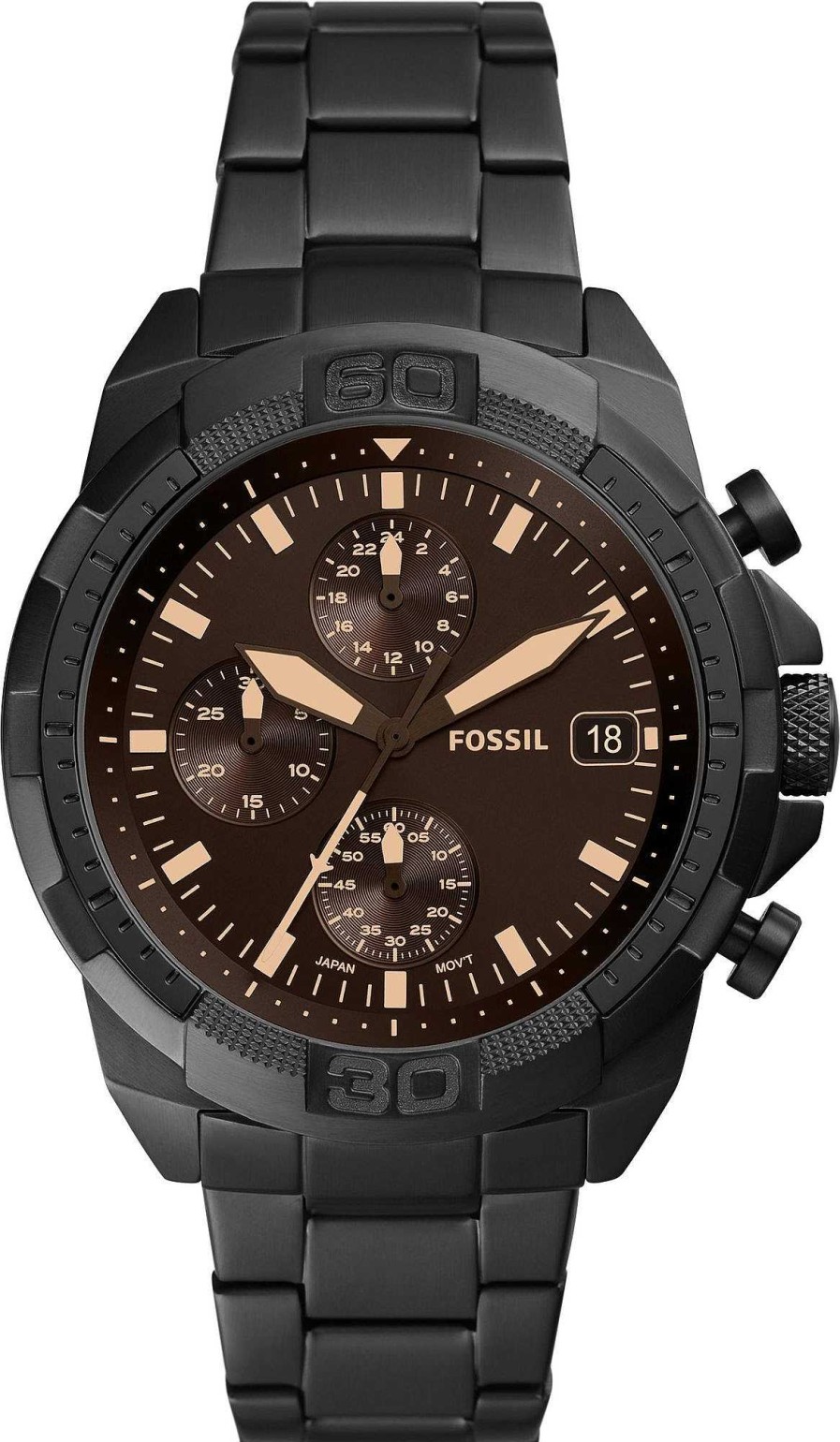 Uhren Fossil | Fossil 44Mm Bronson Fs5851 Herrenarmbanduhr