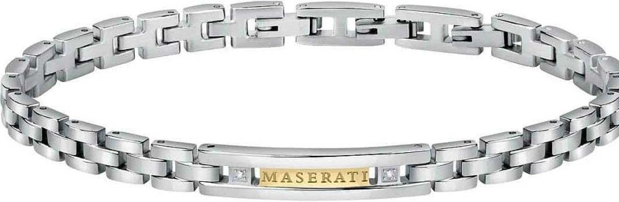 Schmuck MASERATI | Maserati Maserati Jewels Jm221Aty03 Herrenarmband