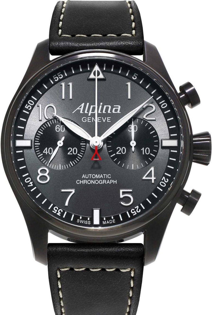 Uhren Alpina Geneve | Alpina Geneve Startimer Chronograph Al-860Gb4Fbs6 Sportliche Herrenuhr Alpina Rotor