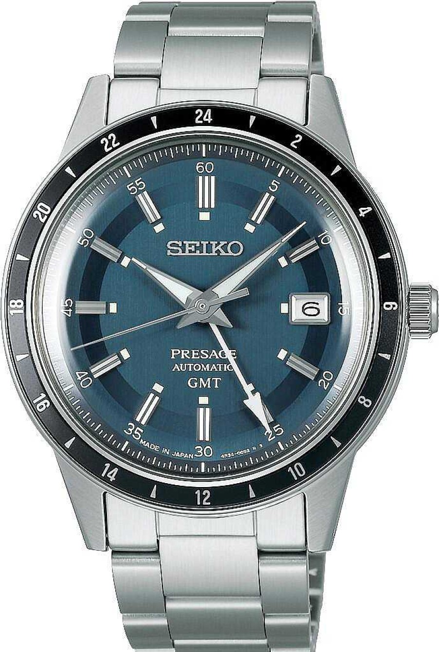 Uhren Seiko Presage | Seiko Presage Automatic Gmt Ssk009J1 Herren Automatikuhr