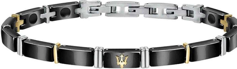 Schmuck MASERATI | Maserati Maserati Jewels Jm221Atz03 Herrenarmband