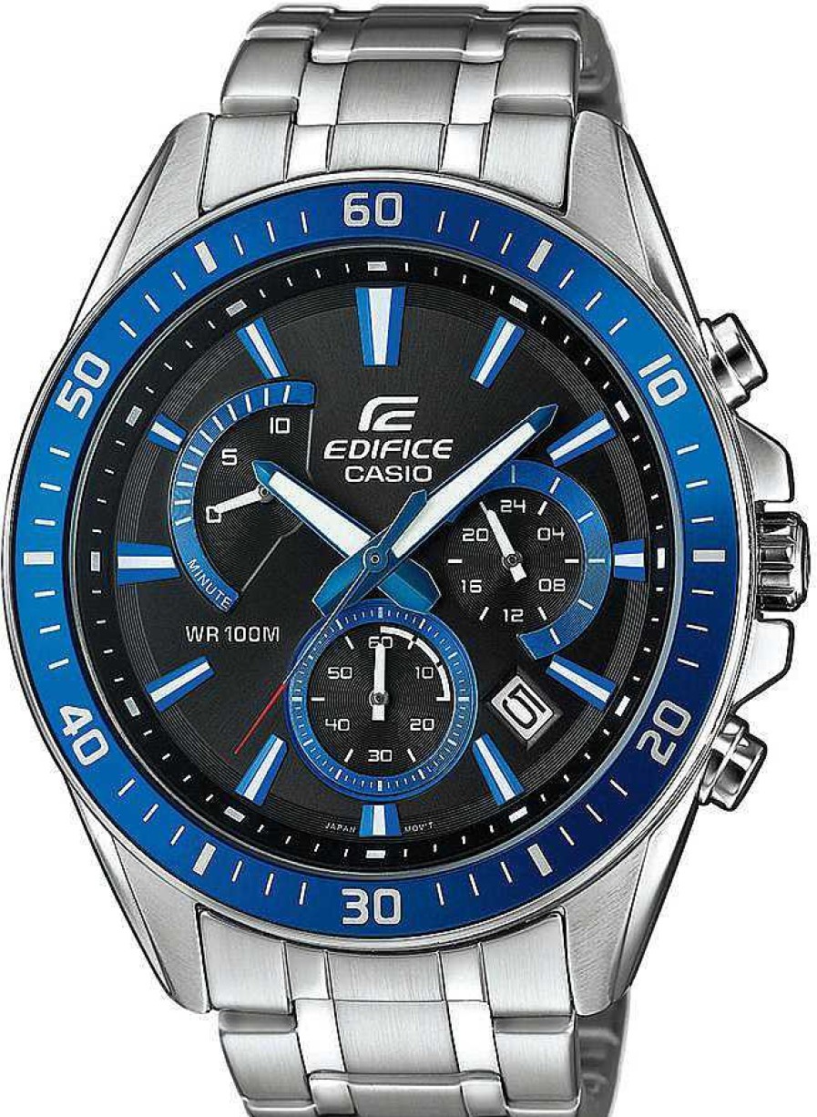 Uhren Casio Edifice | Casio Edifice Chrono Efr-552D-1A2Vuef Herrenchronograph Beleuchtetes Ziffernblatt