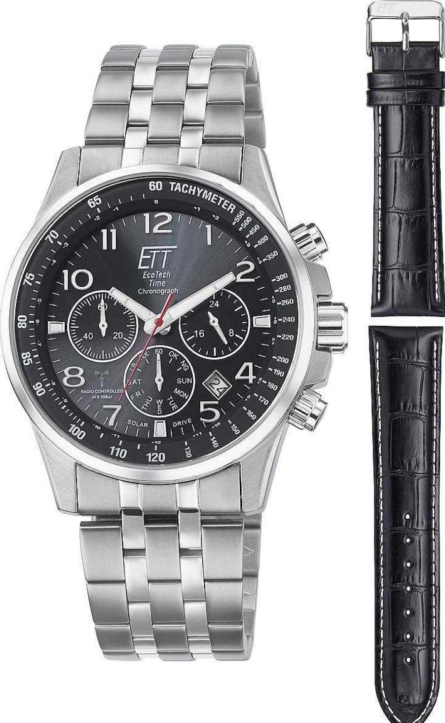 Uhren Eco Tech Time | Eco Tech Time Professional Chronograph Egs-11610-22Ms Herrenchronograph Mit Wechselband