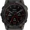 Uhren Garmin | Garmin Fenix® 7X Solar Titan 010-02541-27 Smartwatch Bluetooth, Gps, Pulsmessung