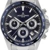 Uhren Jacques Lemans | Jacques Lemans Liverpool 1-1877G Herrenchronograph Verschraubte Krone