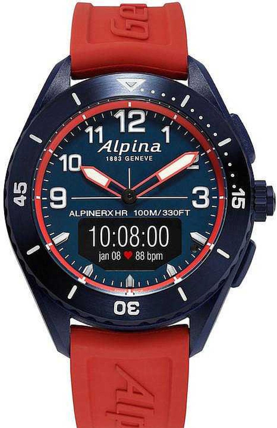 Uhren Alpina Geneve | Alpina Geneve Alpinerx Alive Al-284Lnrw5Naq6 Herrenarmbanduhr Smartwatch