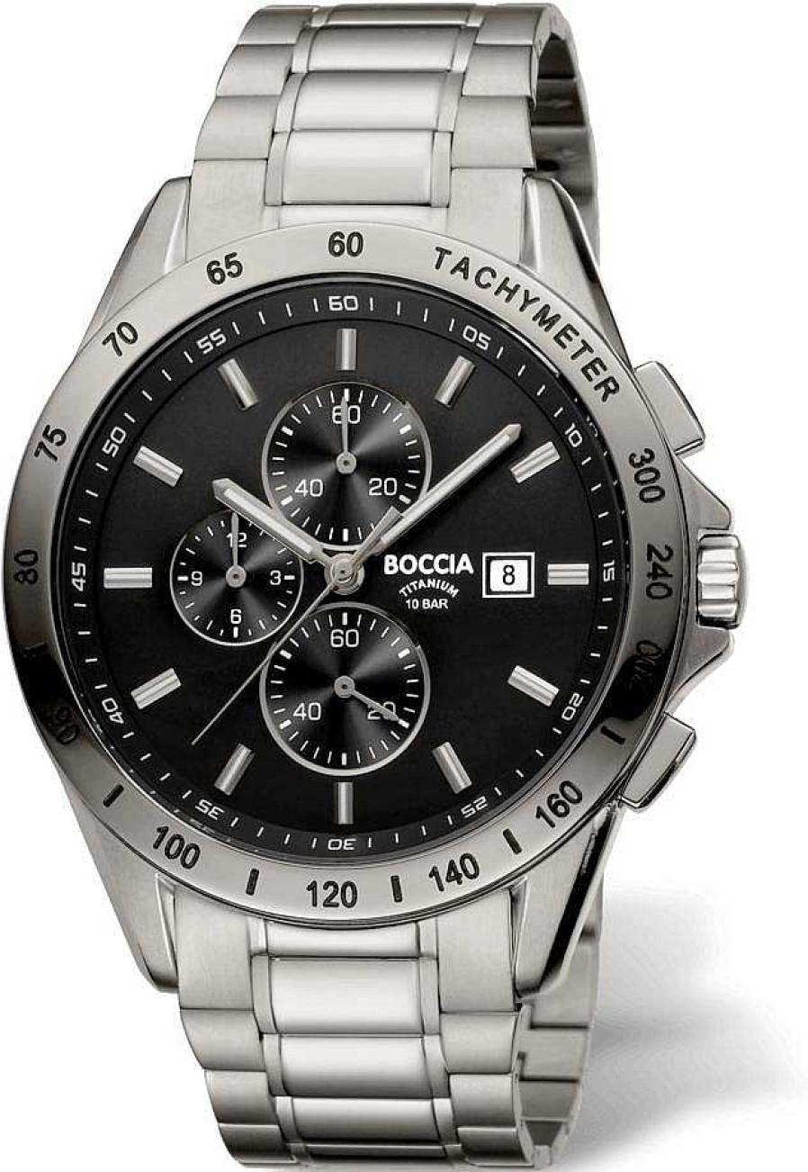 Uhren Boccia Titanium | Boccia Titanium Sport 3751-01 Herrenchronograph