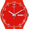 Uhren Swatch | Swatch Over Red Gr713 Unisexuhr