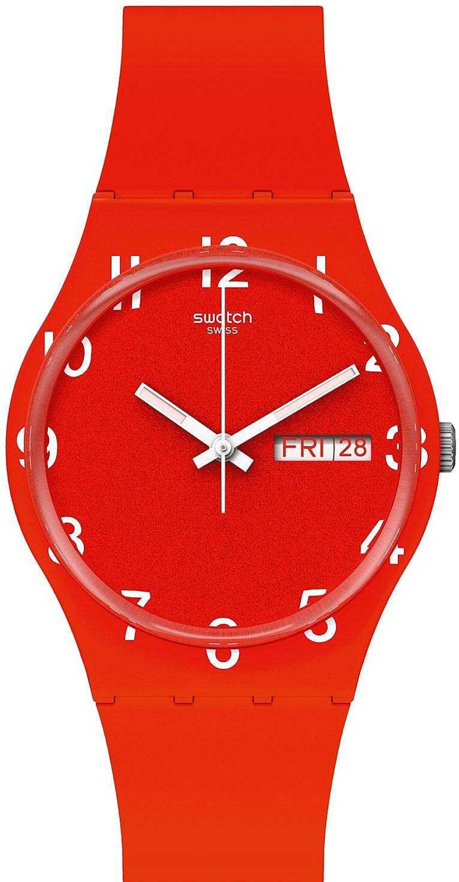 Uhren Swatch | Swatch Over Red Gr713 Unisexuhr