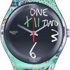 Uhren Swatch | Swatch Ishtar By Jean-Michel Basquiat Suoz356 Unisexuhr