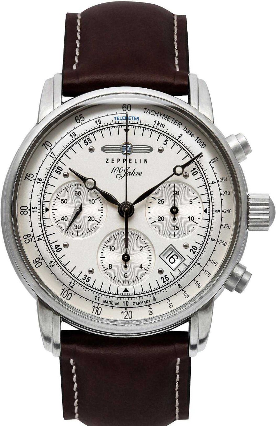 Uhren Zeppelin | Zeppelin 100 Jahre Zeppelin Ed. 1 86181 Herren Automatikchronograph