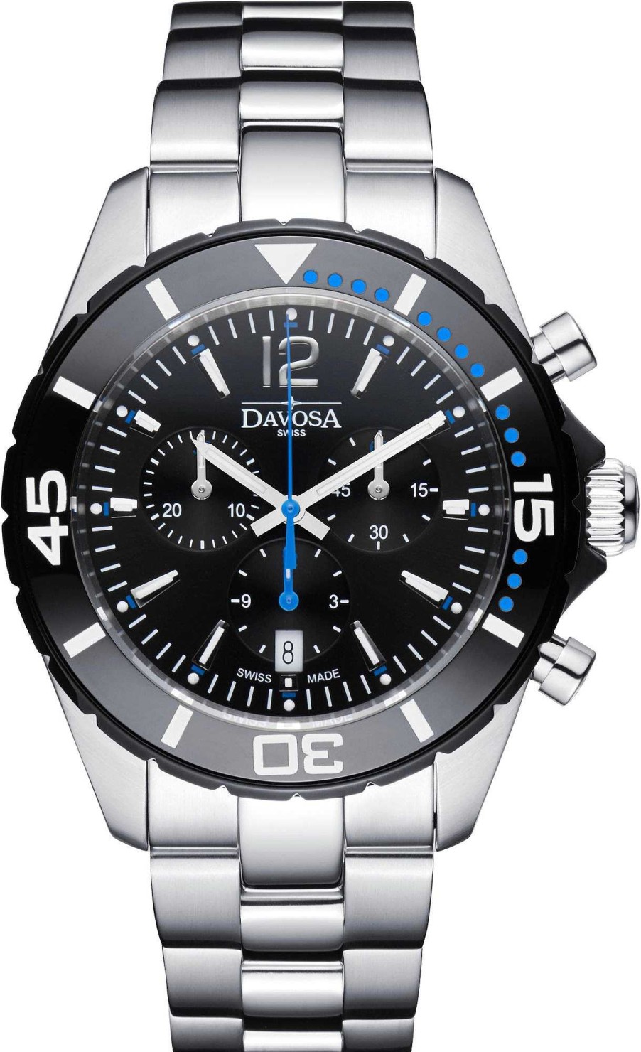 Uhren Davosa | Davosa Nautic Star Chrono 16347345 Herrenarmbanduhr