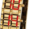 Uhren APUS | Apus Zeta Gold Red As-Zt-Gr Led Uhr F R Herren Design Highlight