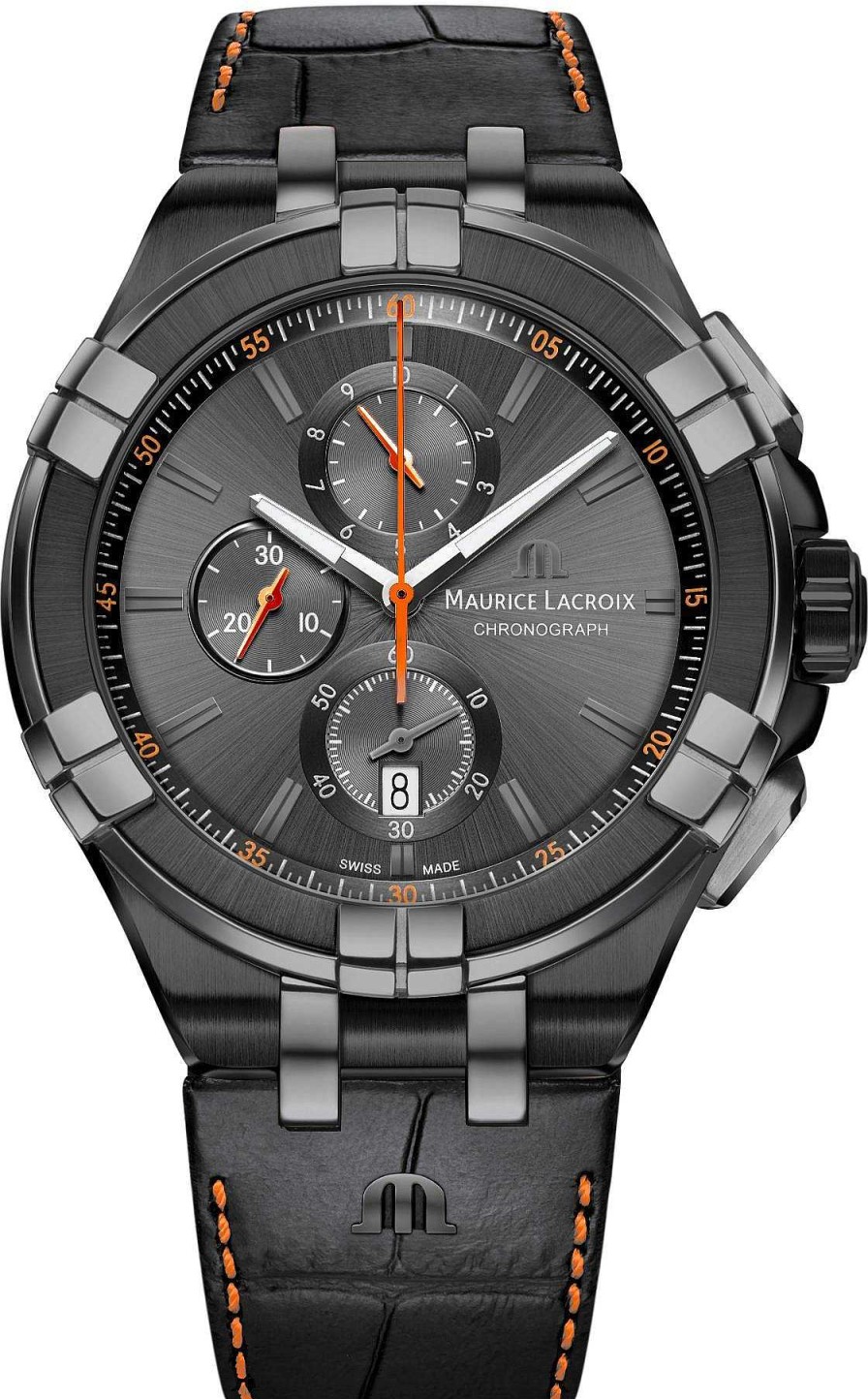 Uhren Maurice Lacroix | Maurice Lacroix Aikon Chronograph Ai1018-Pvb01-334-1 Herrenchronograph