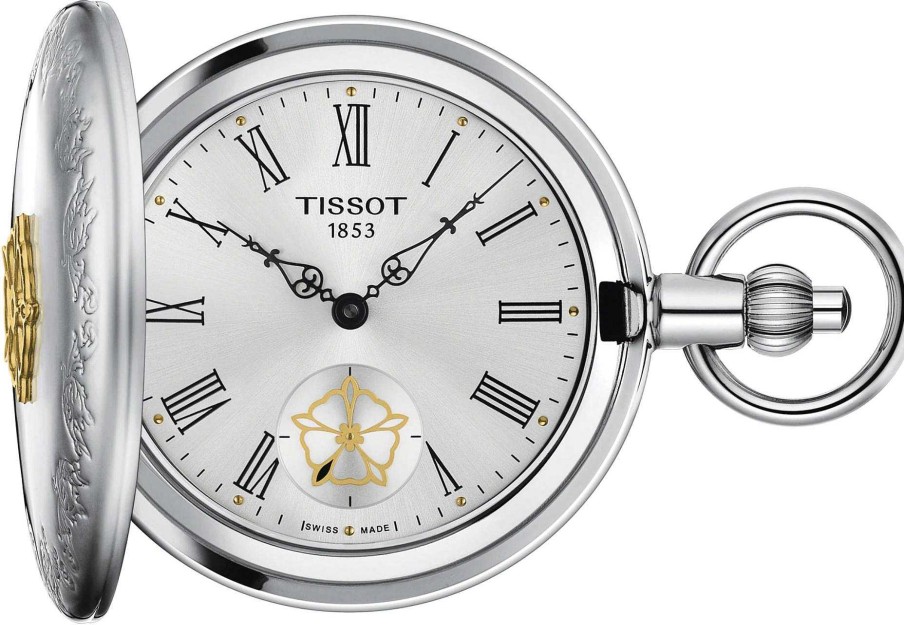 Uhren Tissot | Tissot Tissot Double Savonnette Mechanical T865.405.99.038.01 Taschenuhr