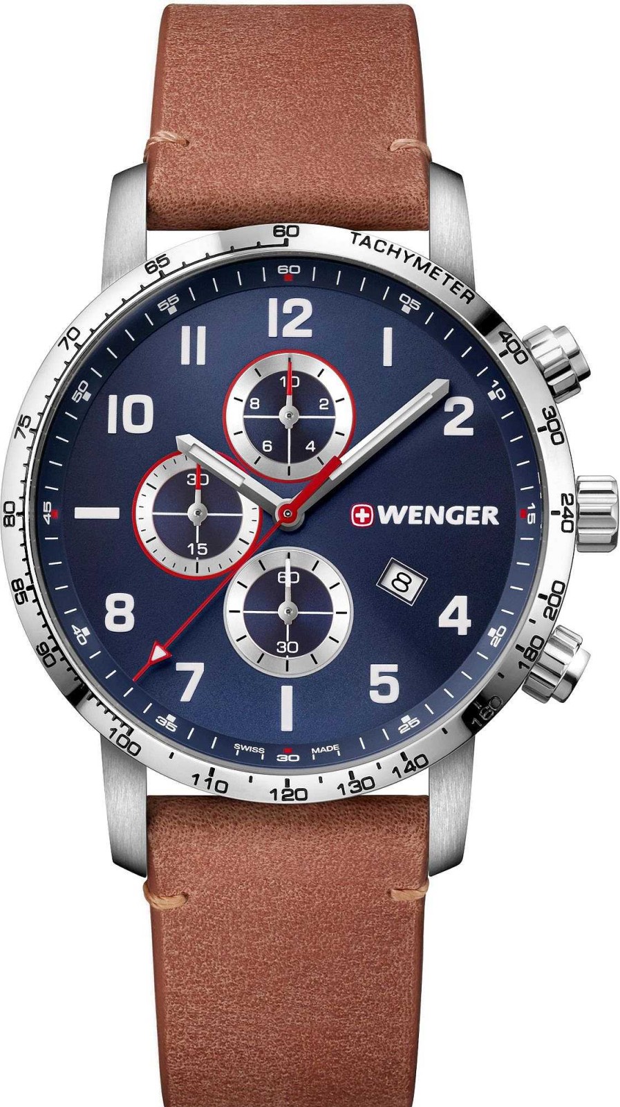 Uhren Wenger | Wenger Attitude Chrono 01.1543.108 Herrenchronograph