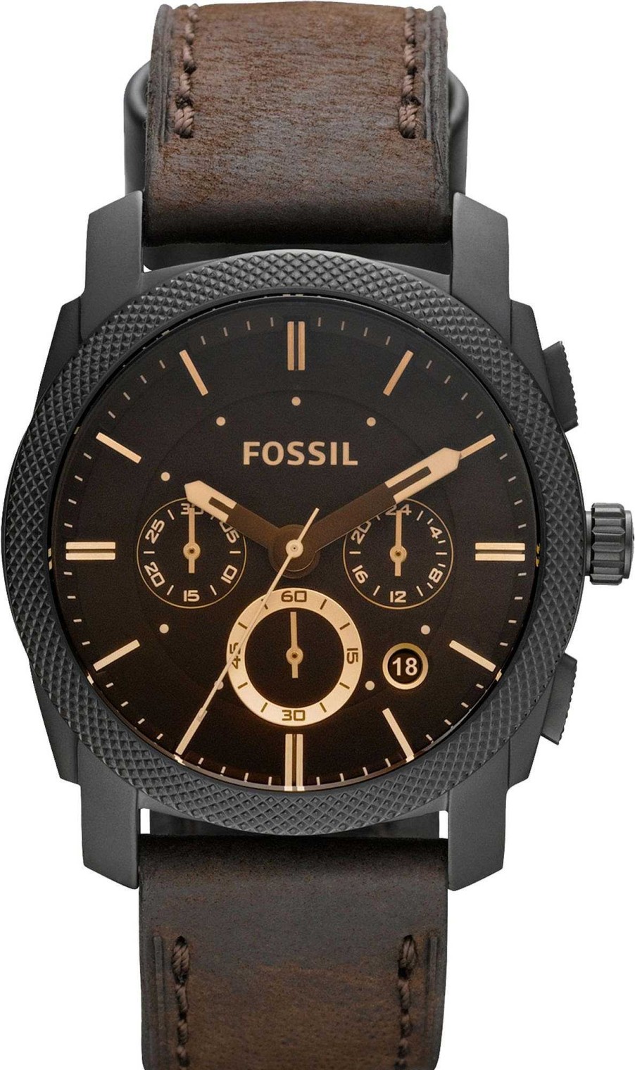 Uhren Fossil | Fossil Machine Fs4656 Herrenchronograph Sehr Sportlich