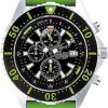 Uhren Chris Benz | Chris Benz Depthmeter Chronograph 300M Cb-C300-G-Kbg Herrenchronograph Tiefenmesser