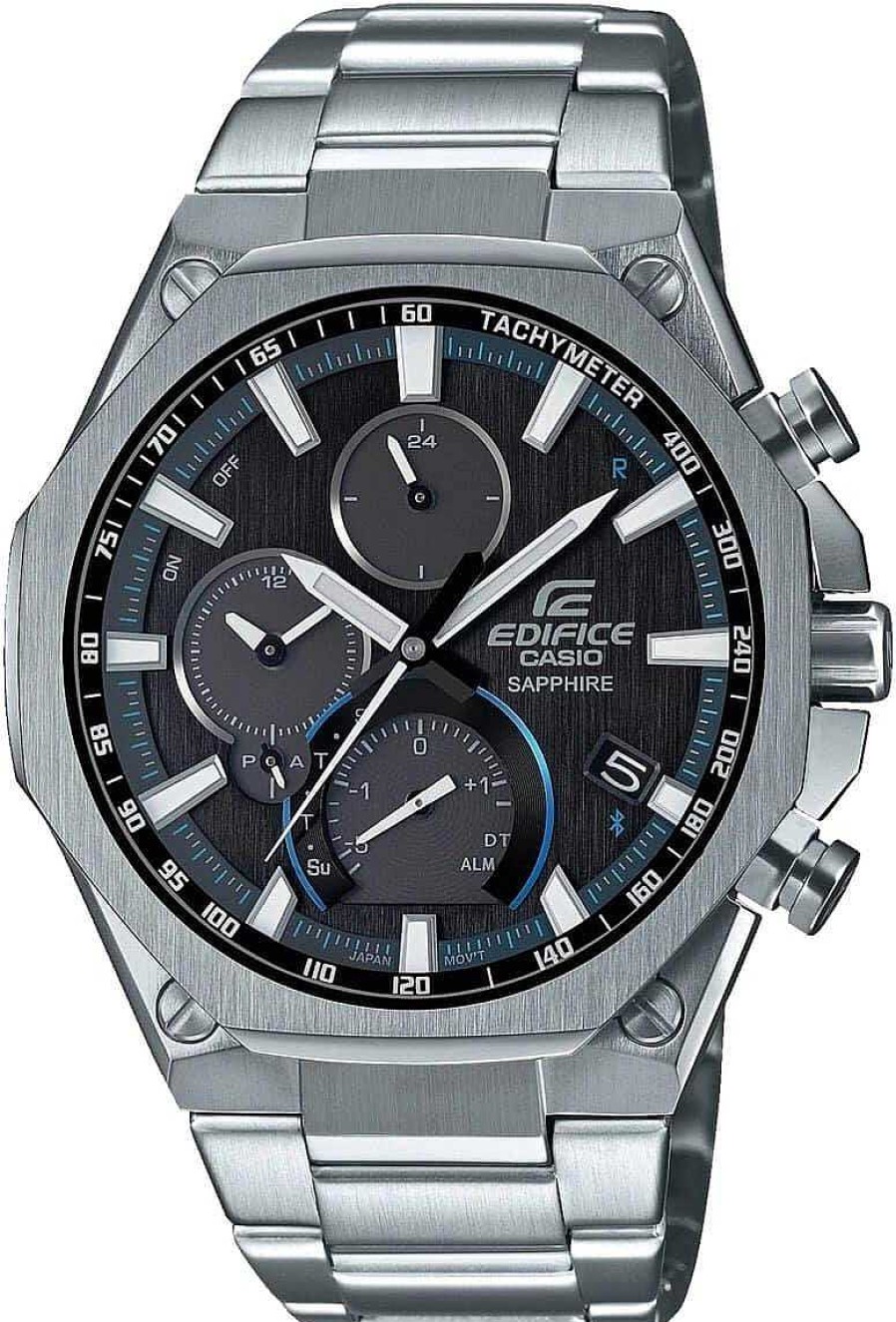 Uhren Casio Edifice | Casio Edifice Bluetooth Eqb-1100D-1Aer Herrenarmbanduhr Mit Alarm