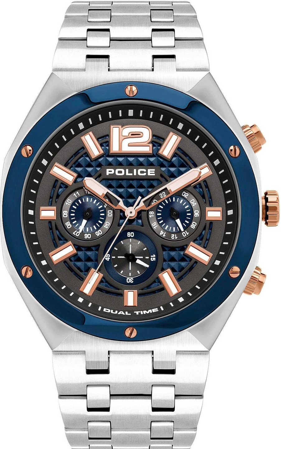 Uhren Police | Police Kediri Pl15995Jstbl.61M Herrenchronograph