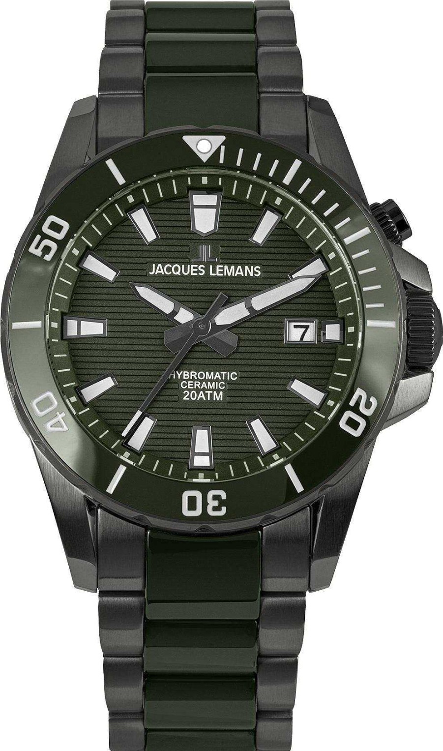 Uhren Jacques Lemans | Jacques Lemans Hybromatic 1-2222F Herren Automatikuhr