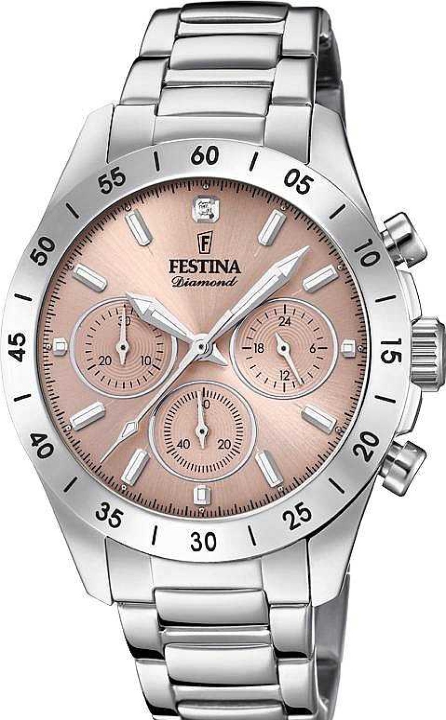 Uhren Festina | Festina Boyfriend F20397/3 Damenchronograph