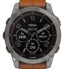 Uhren Garmin | Garmin Fenix® 7 Sapphire Solar Titan 010-02540-31 Smartwatch Bluetooth, Gps, Pulsmessung