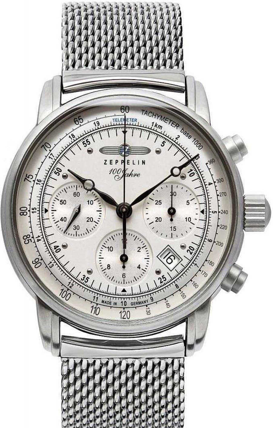 Uhren Zeppelin | Zeppelin 100 Jahre Zeppelin Ed. 1 8618M1 Herren Automatikchronograph