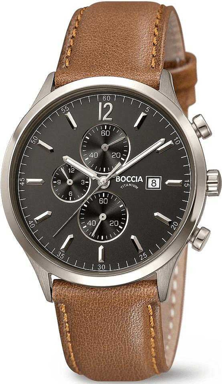 Uhren Boccia Titanium | Boccia Titanium 3753-04 Herrenchronograph