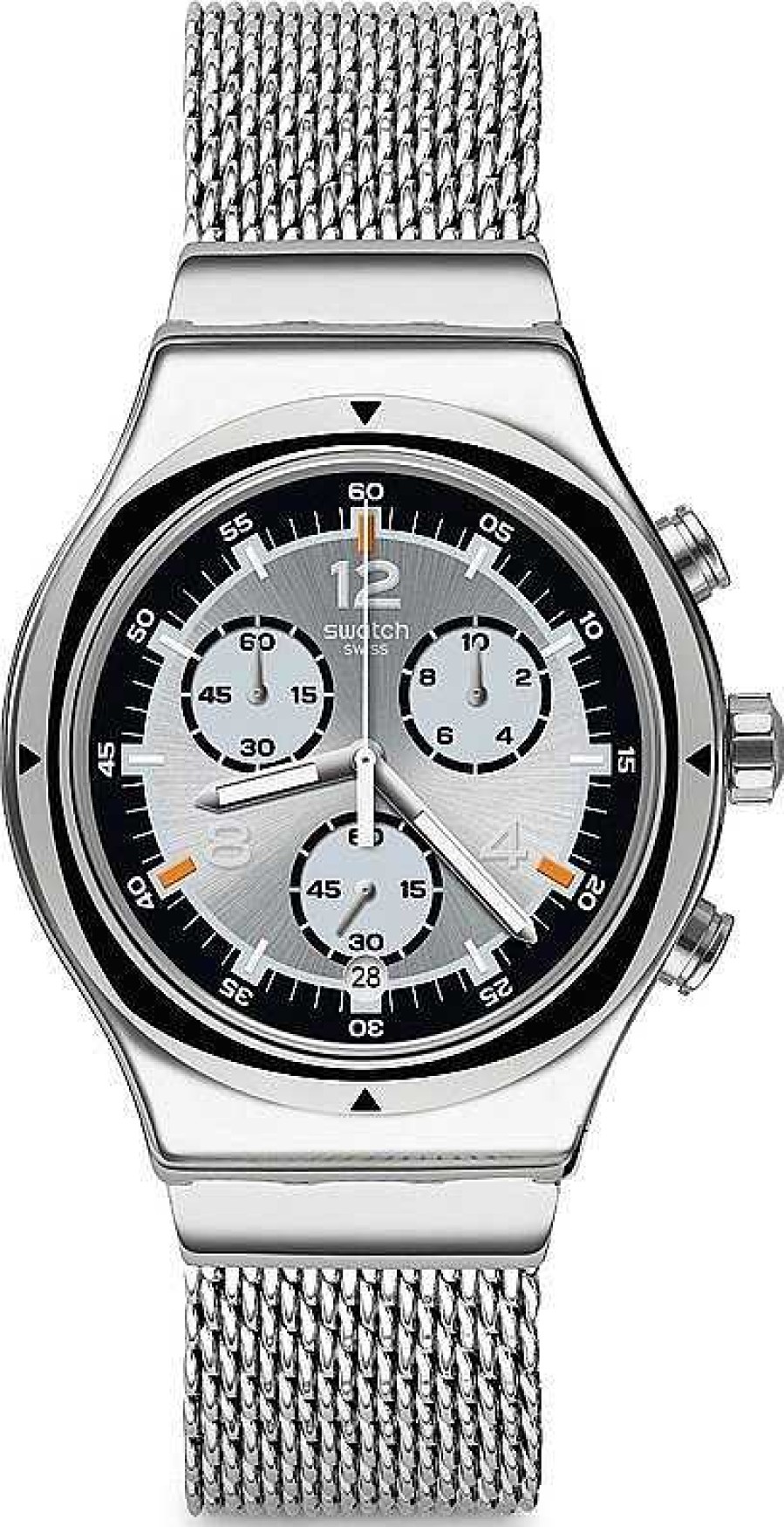 Uhren Swatch | Swatch Irony New Chrono Tv Time Yvs453Mb Herrenchronograph