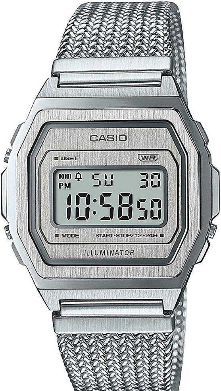 Uhren Casio | Casio Vintage Iconic A1000Ma-7Ef Unisexuhr Mit Alarm