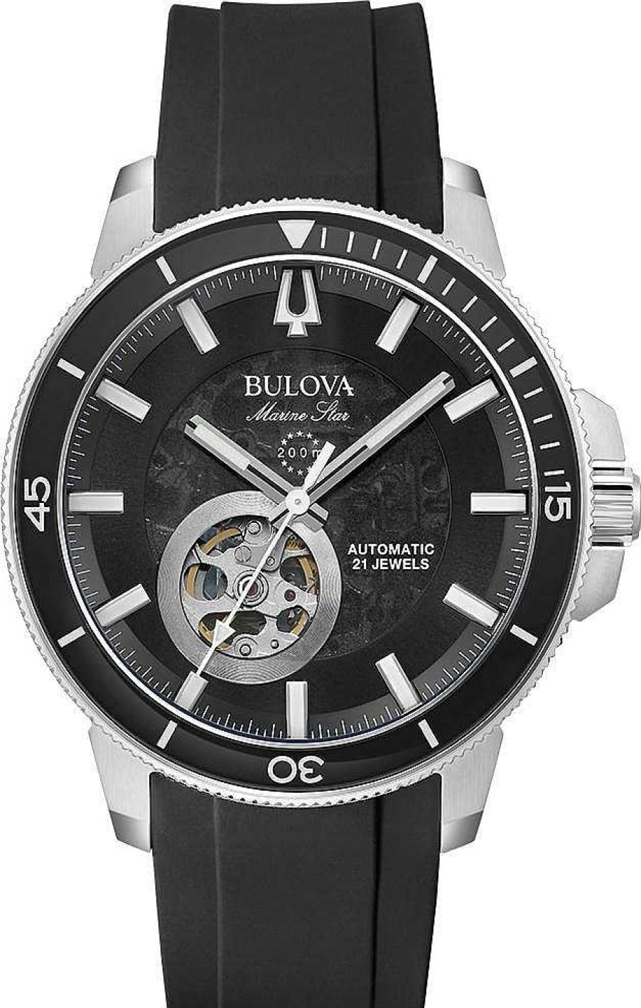 Uhren Bulova | Bulova Automatic Marine Star Bulova 96A288 Herren Automatikuhr