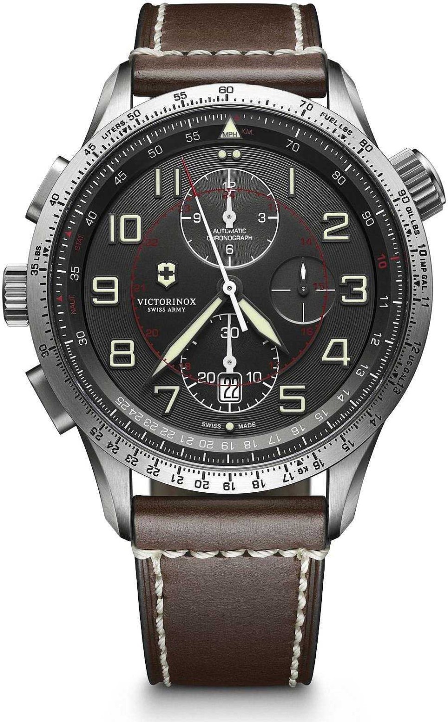 Uhren Victorinox Swiss Army | Victorinox Swiss Army Airboss 241710 Herren Automatikchronograph Swiss Made