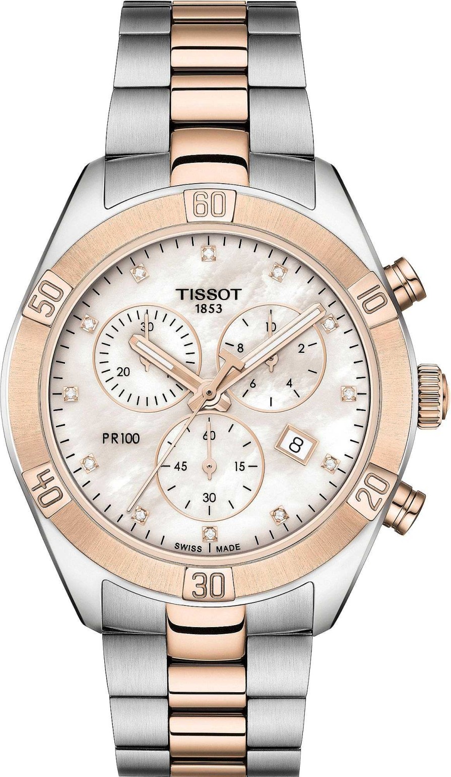 Uhren Tissot | Tissot Tissot Pr 100 T101.917.22.116.00 Damenchronograph