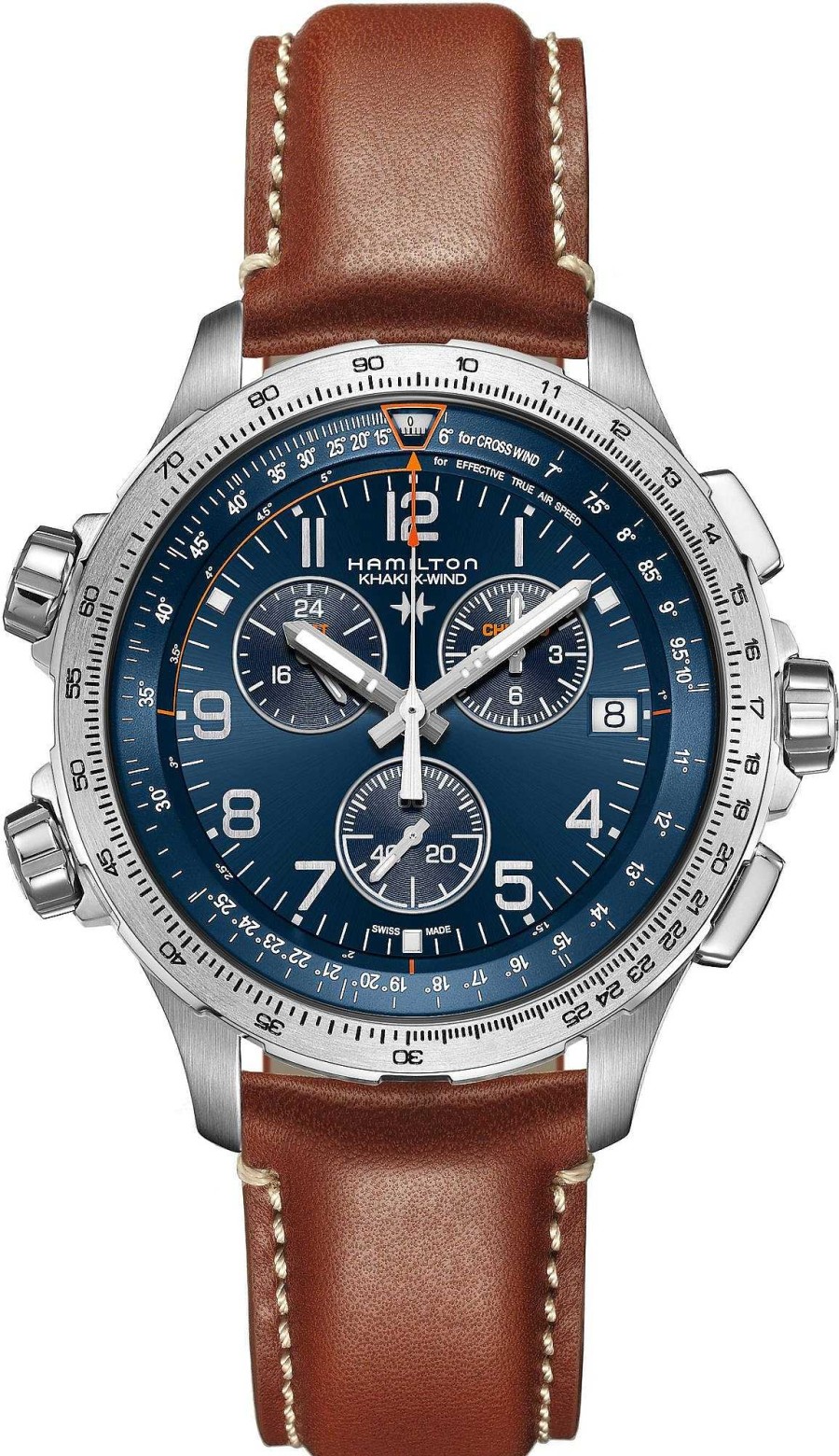 Uhren Hamilton | Hamilton Khaki X-Wind Gmt H77922541 Herrenchronograph