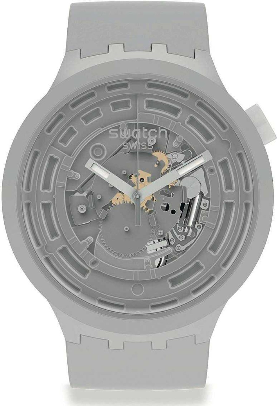 Uhren Swatch | Swatch C-Grey Sb03M100 Unisexuhr