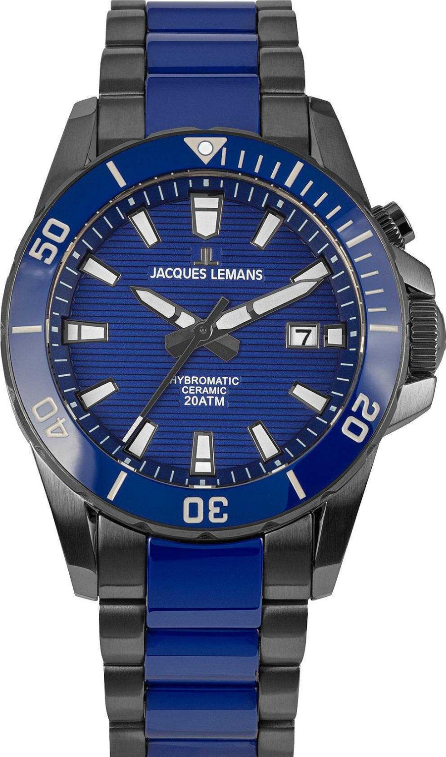 Uhren Jacques Lemans | Jacques Lemans Hybromatic 1-2222C Herren Automatikuhr