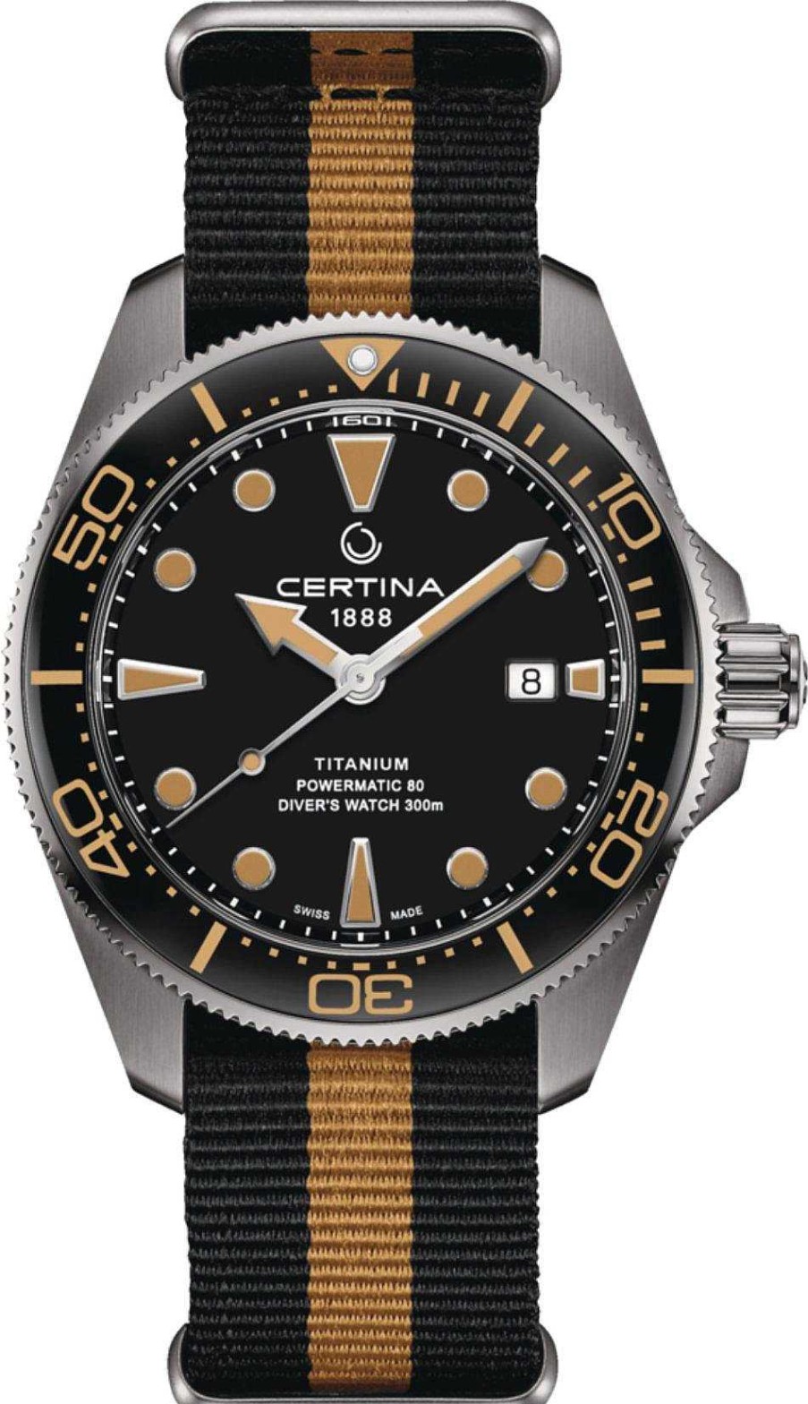 Uhren Certina | Certina Ds Action Diver C032.607.48.051.00 Herren Automatikuhr 80H Gangreserve