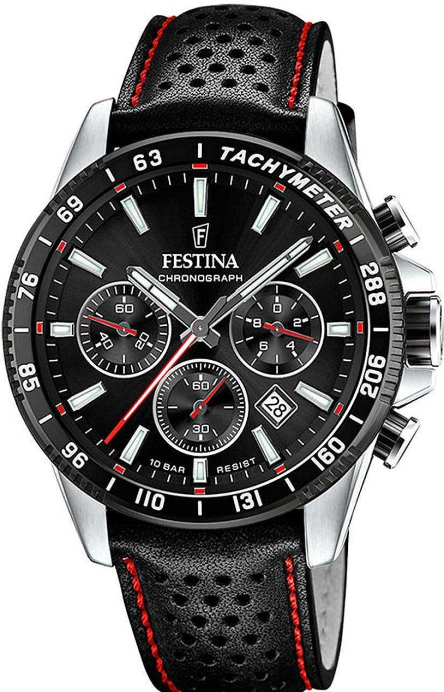 Uhren Festina | Festina Timeless Chronograph F20561/4 Herrenchronograph