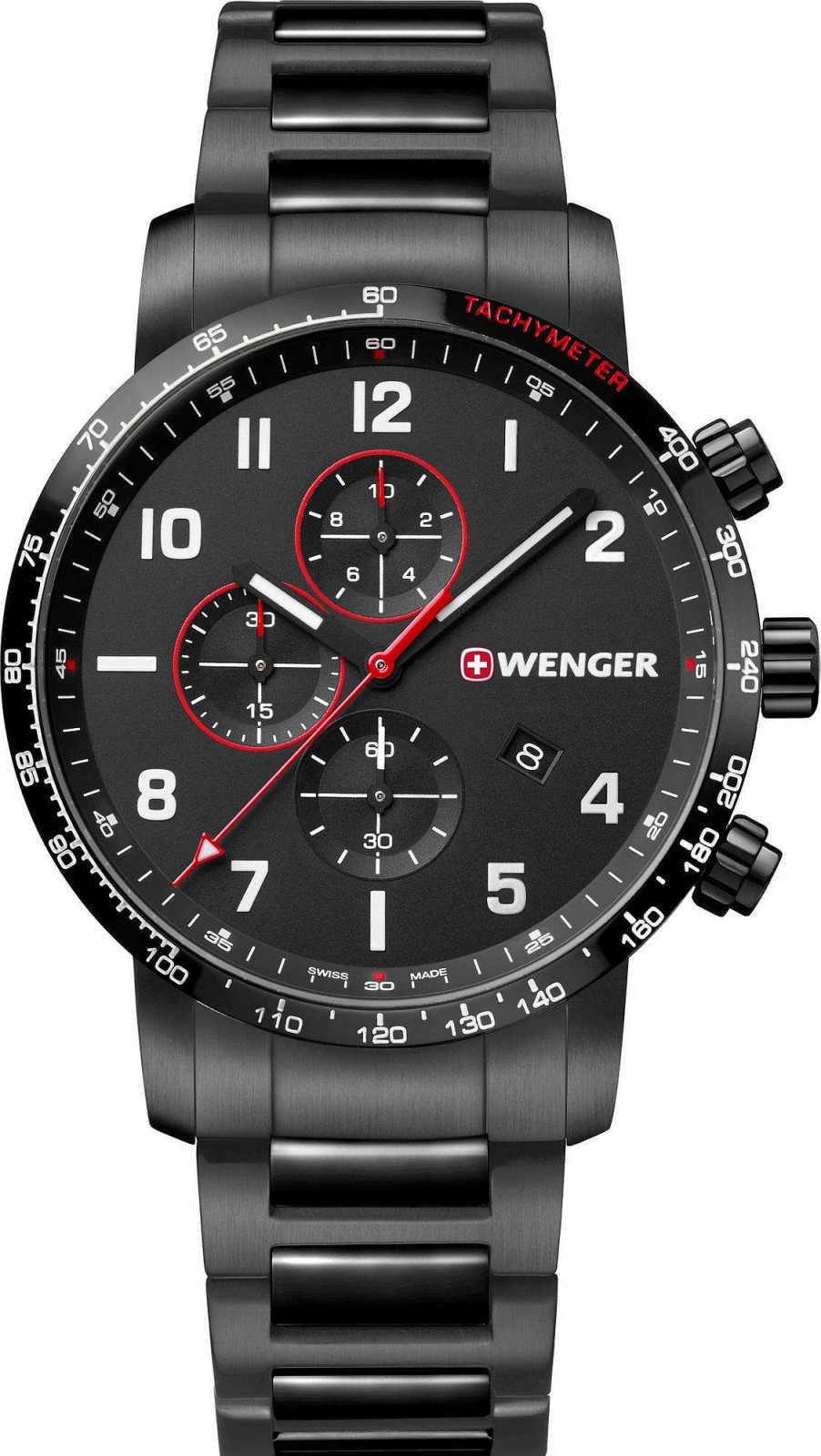 Uhren Wenger | Wenger Attitude 01.1543.115 Herrenchronograph