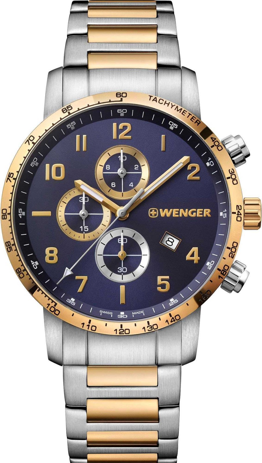 Uhren Wenger | Wenger Attitude Chrono 01.1543.112 Herrenchronograph