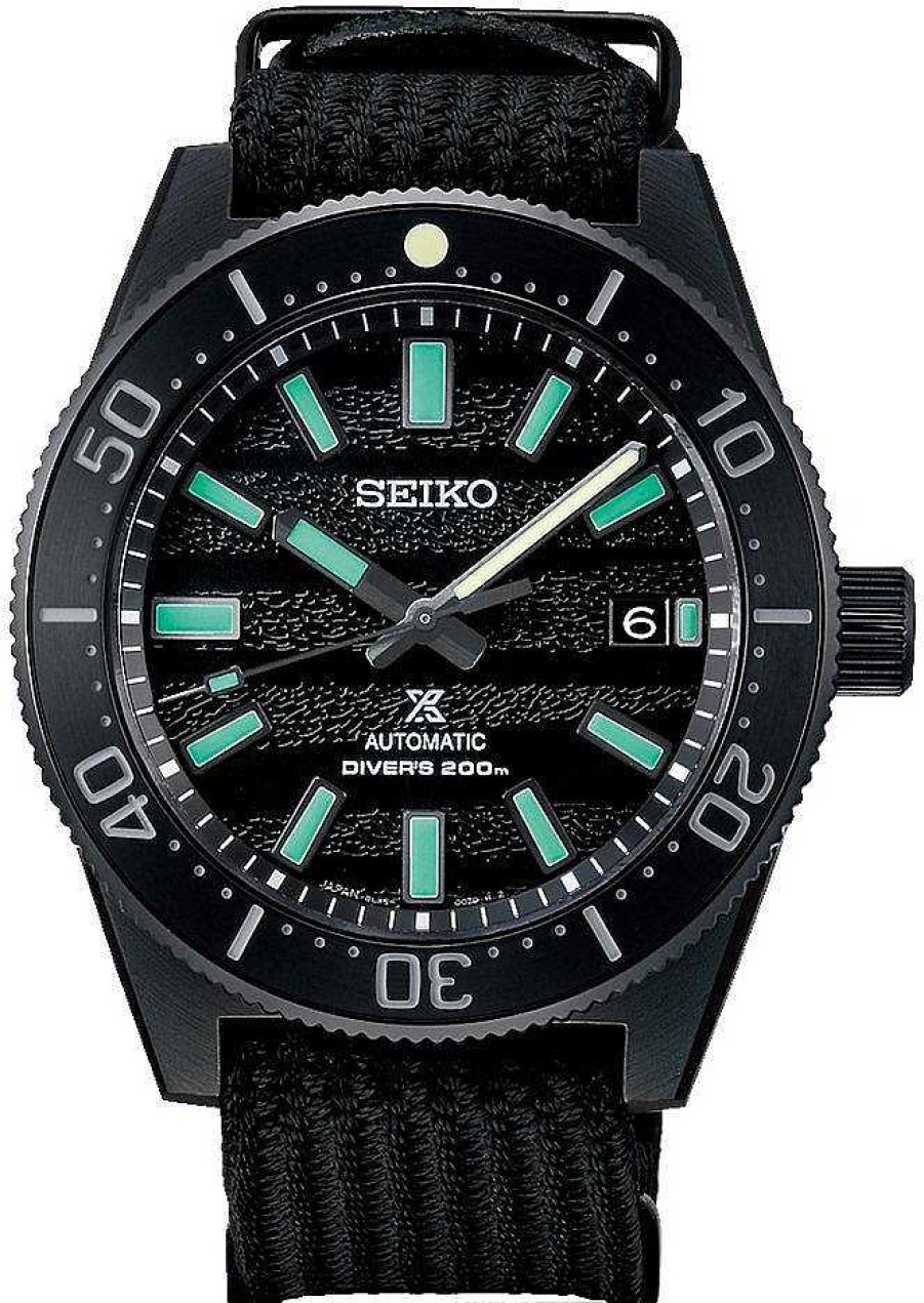 Uhren Seiko Prospex | Seiko Prospex Prospex Automatik Divers Black Series Limited Edition 2022 Sla067J1 Herren Automatikuhr Streng Limitierte