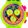 Uhren Swatch | Swatch Neon To The Max Sb06J100 Unisexuhr