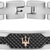 Schmuck MASERATI | Maserati Maserati Jewels Jm419Asc01 Herrenarmband