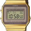 Uhren Casio | Casio Vintage Iconic A700Wegl-7Aef Unisexuhr Mit Alarm