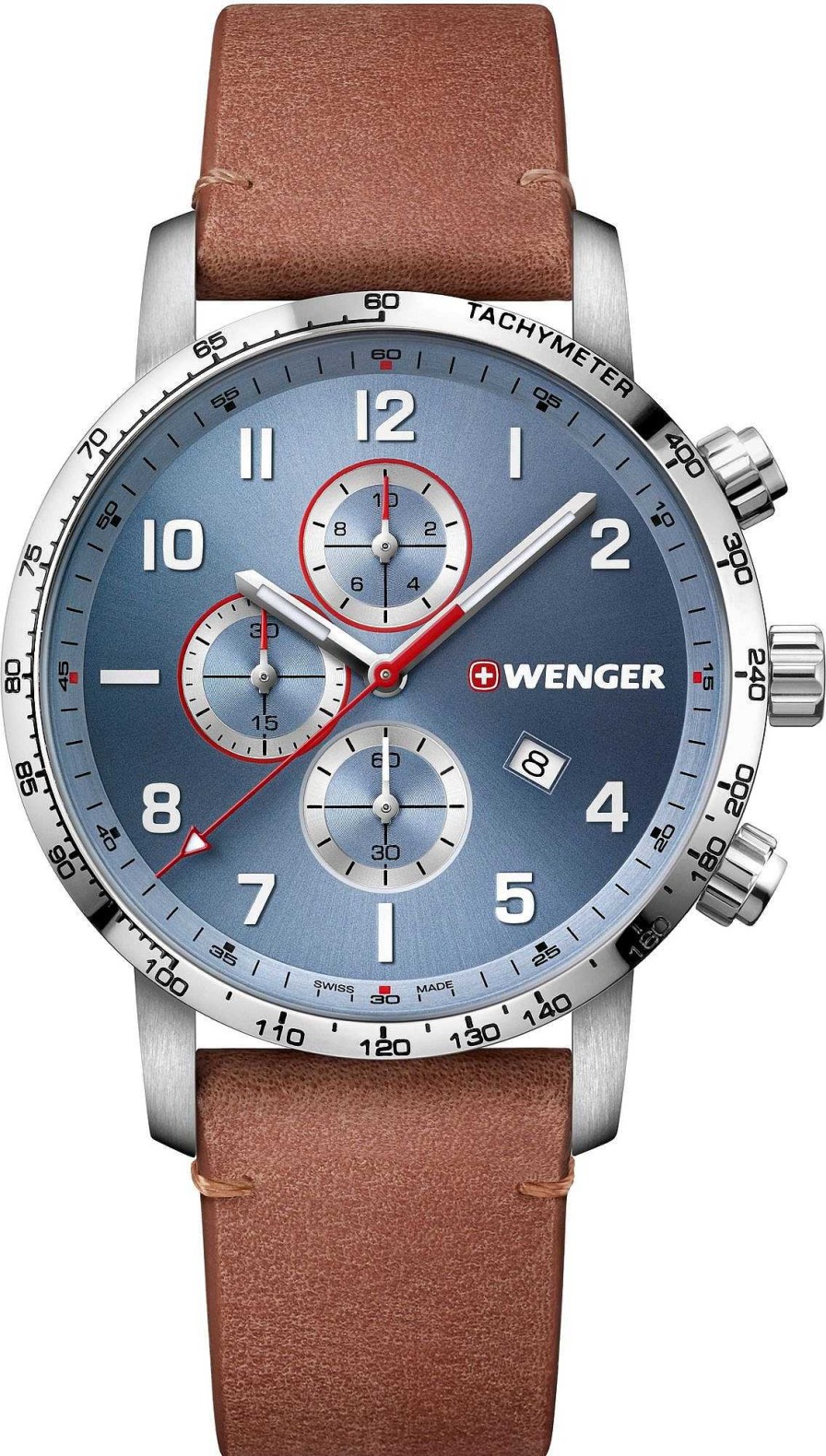 Uhren Wenger | Wenger Attitude 01.1543.114 Herrenchronograph