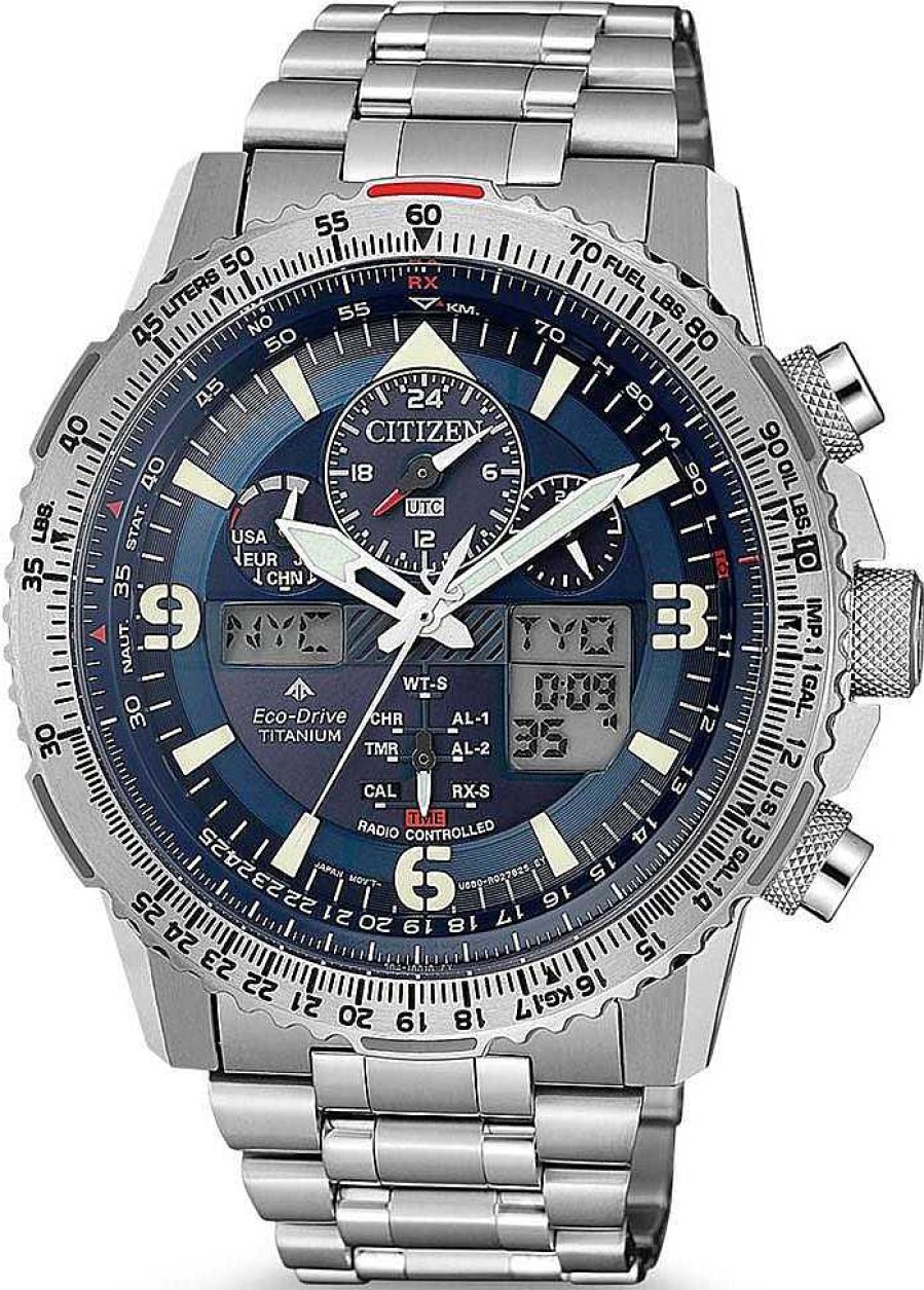 Uhren Citizen | Citizen Eco Drive Radio Controlled Jy8100-80L Herrenchronograph