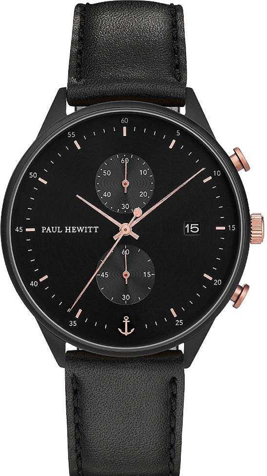 Uhren PAUL HEWITT | Paul Hewitt Chrono Line Ph-C-B-Bsr-2S Herrenchronograph