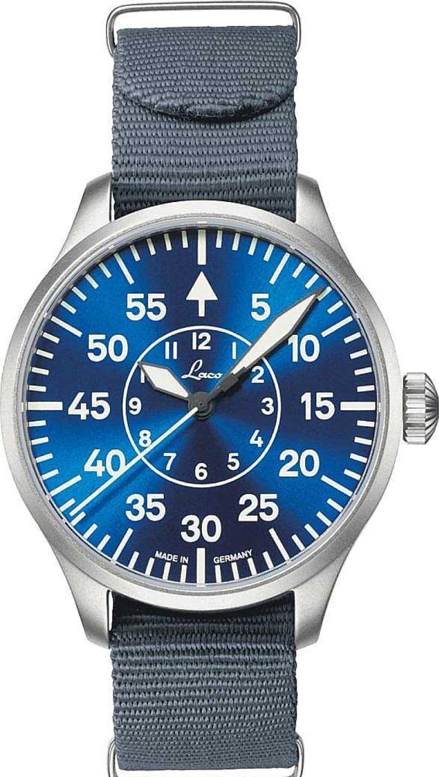 Uhren Laco | Laco Aachen Blaue Stunde 39 862103 Herren Automatikuhr Made In Germany