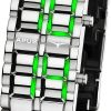 Uhren APUS | Apus Zeta Ladies Silver Green As-Ztl-Sg Led Uhr F R Damen Design Highlight